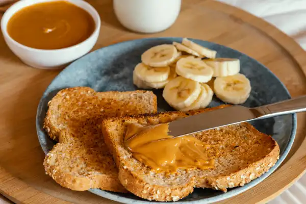 Peanut Butter Banana Toast with Chia Seeds