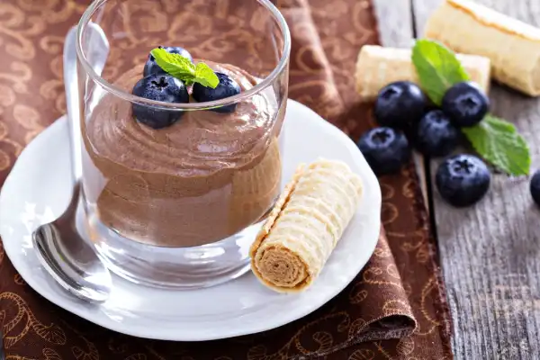 Chocolate Mousse Total Casino with Whipped Cream