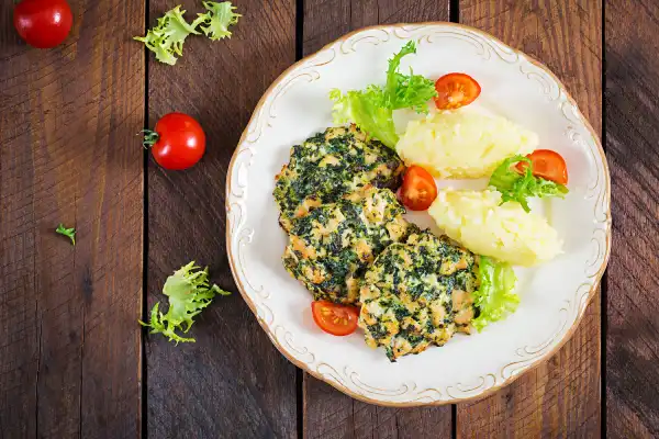 Scrambled Eggs with Spinach and Feta